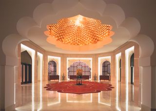 The Al Bandar lobby at Shangri-La Barr Al Jissah in Muscat