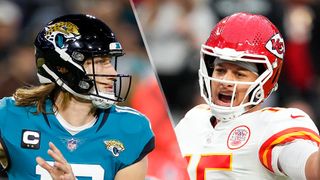 (L to R) Trevor Lawrence and Patrick Mahomes will face off in the Jaguars vs Chiefs live stream