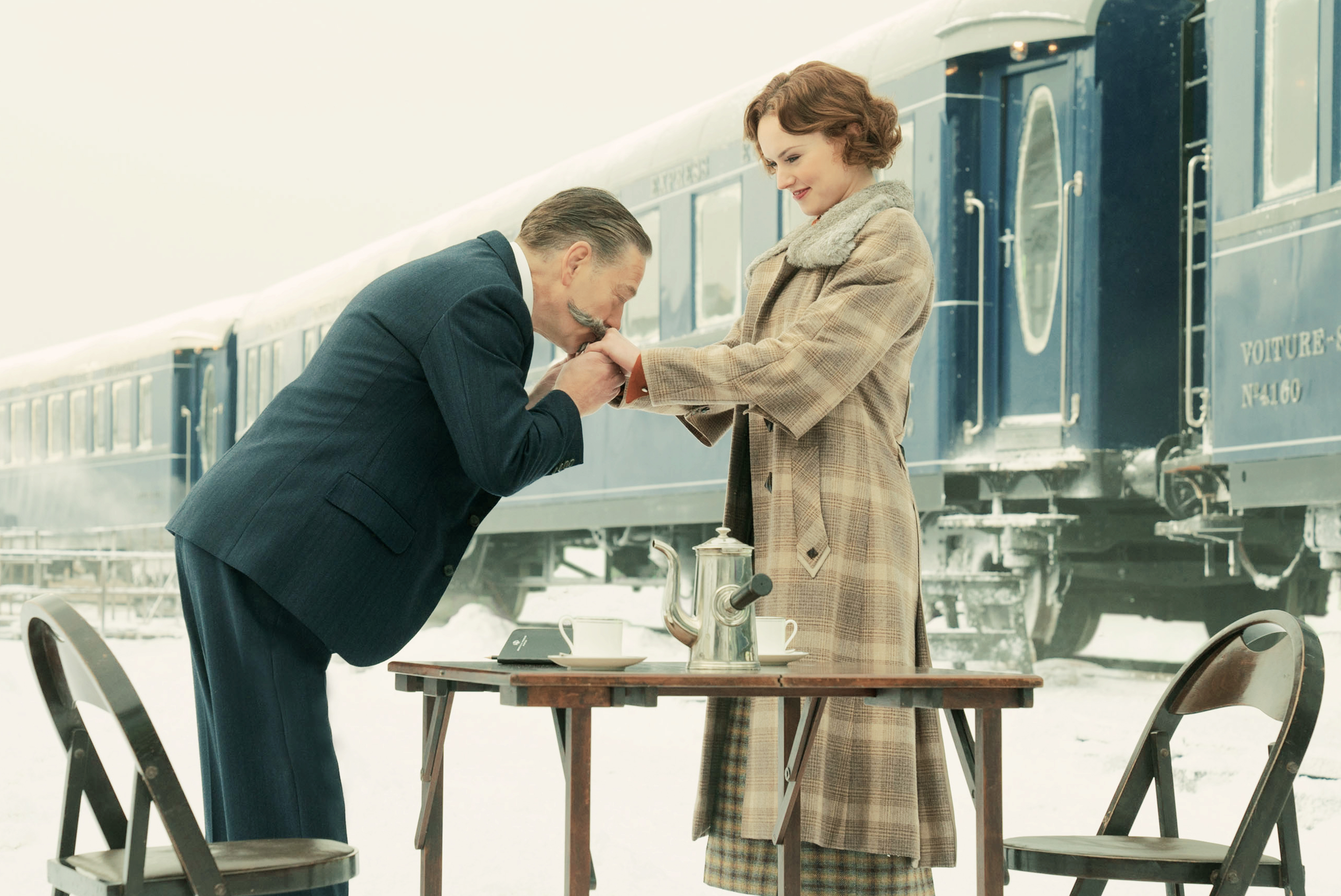 Kenneth Branagh and Daisy Ridley star in Murder on the Orient Express.