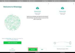 Restore Downloaded Whatsapp Backup Android