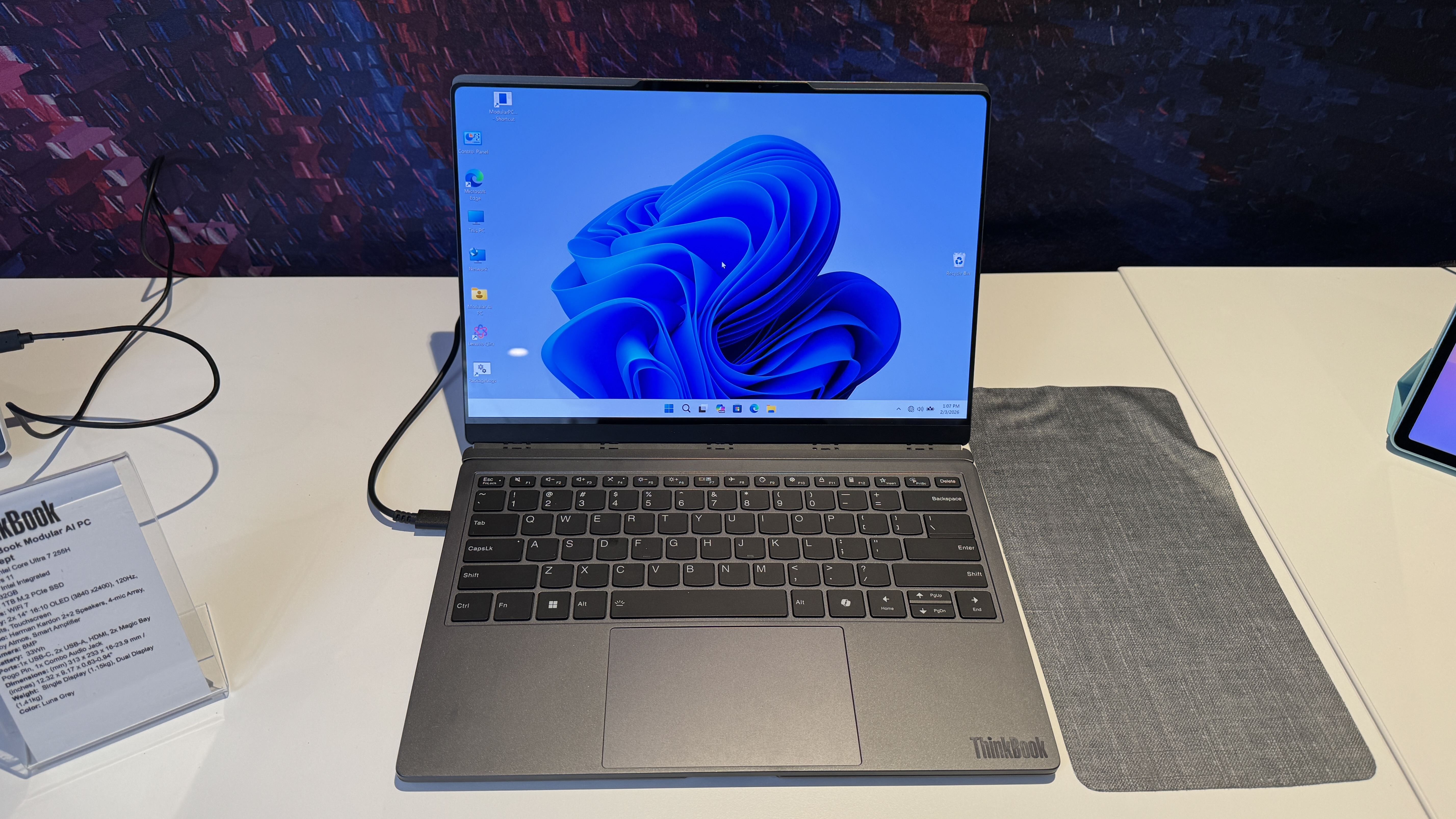 Lenovo ThinkBook Modular AI PC Concept