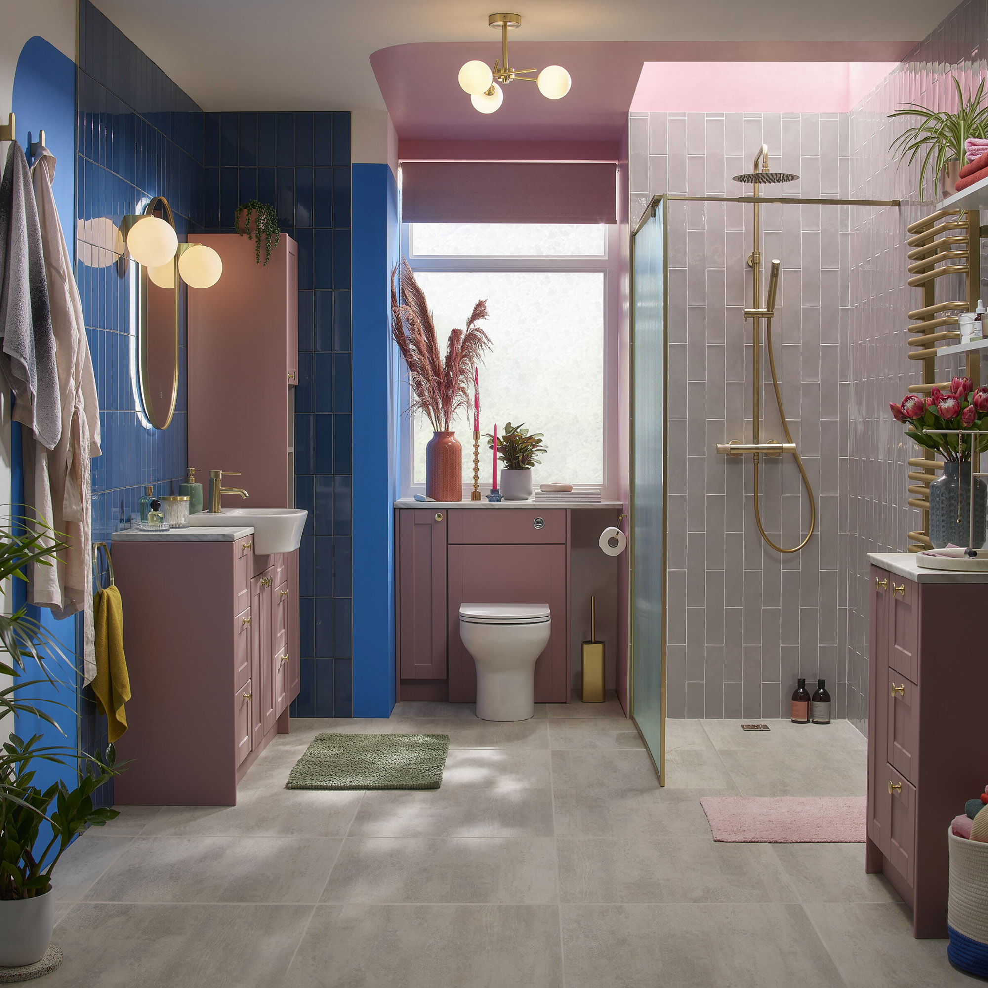 B&Q best use of colour in bathroom