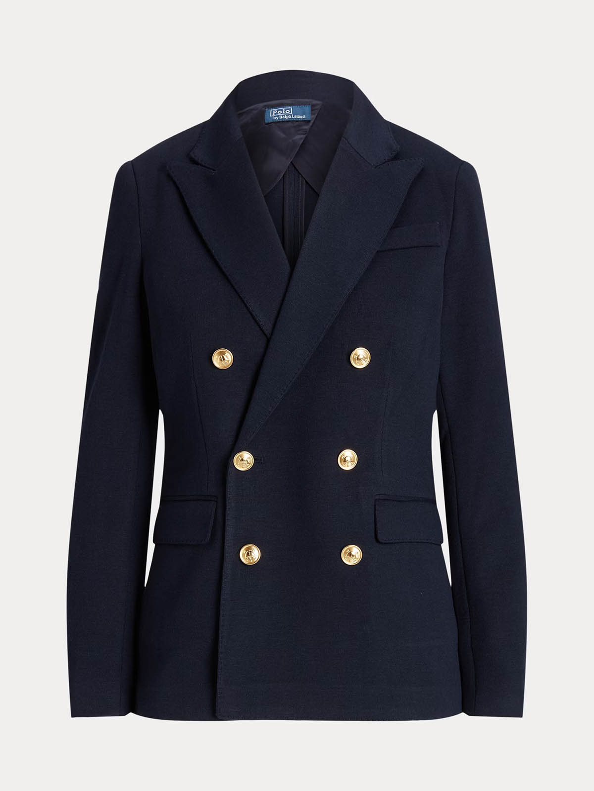 Double Breasted Knit Blazer