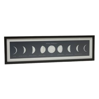 Moon Phases Diamond Dust Wall Art - astrology gifts