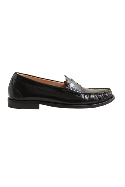 J.Crew, New Winona Penny Loafers in Italian Spazzolato Leather