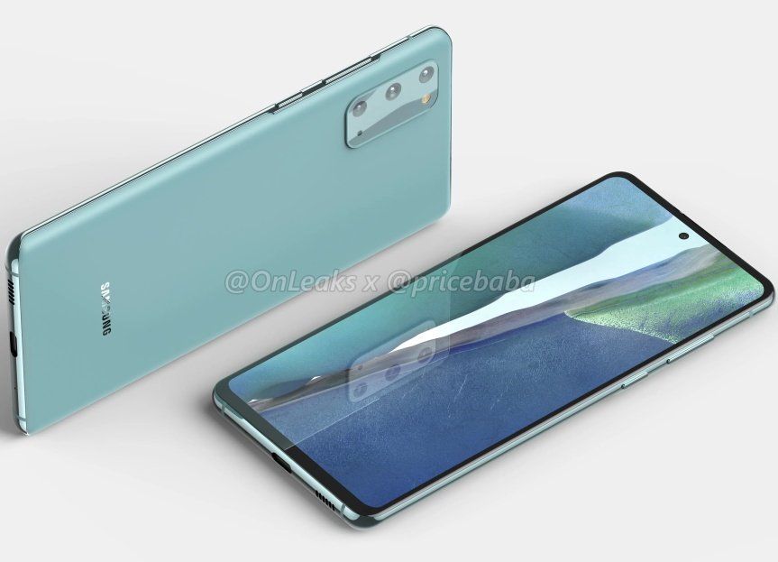 Samsung Galaxy S20 Fe 5g Cad Render