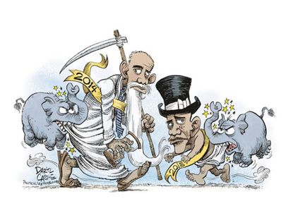 Obama cartoon political Congress GOP