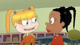 Angelica and Susie on Rugrats Pre-School Daze