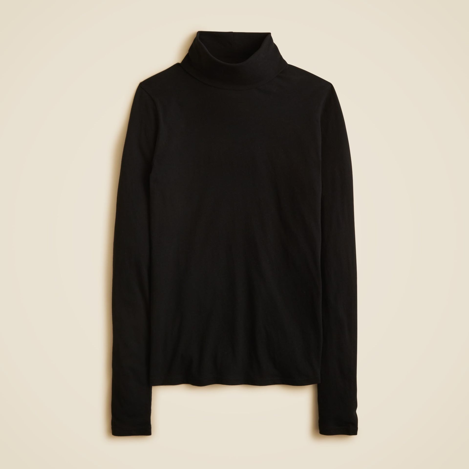 Feather Jersey Turtleneck