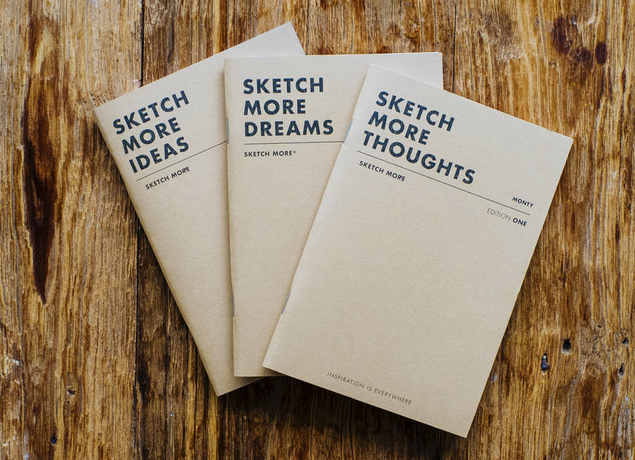 Sketch more ideas, dreams and thoughts with these smug notebooks