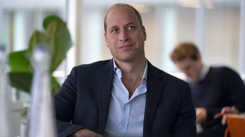 A photo of Prince William smiling 