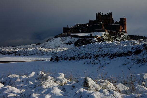 This shot is underexposed - a common problem when photographing white scenes or subjects