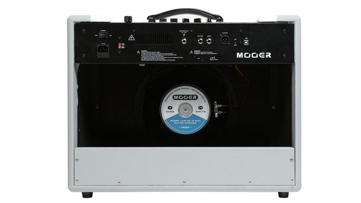 The Mooer Audio SD75 has a 12" speaker, effects loop, USB and balanced XLR output