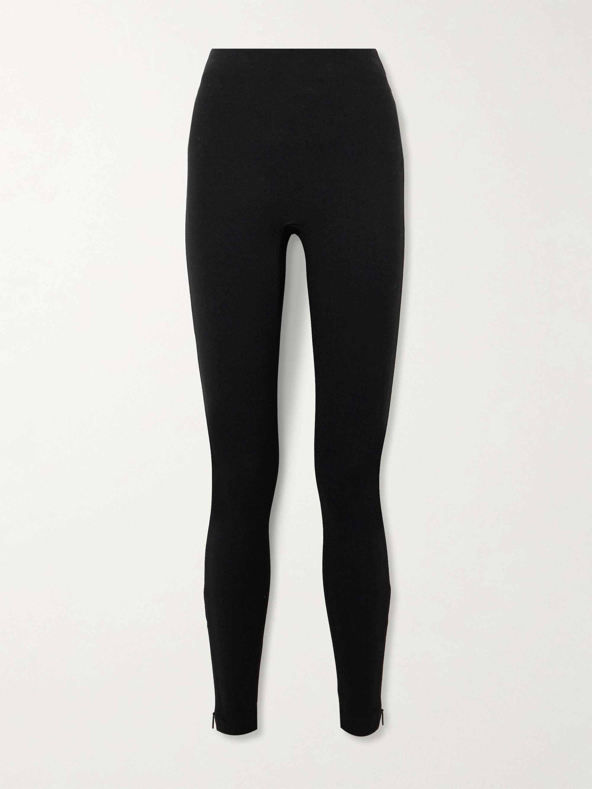 Spanxsupersmooth&amp;trade; Perfectfit Zip-Embellished Stretch-Ponte Leggings