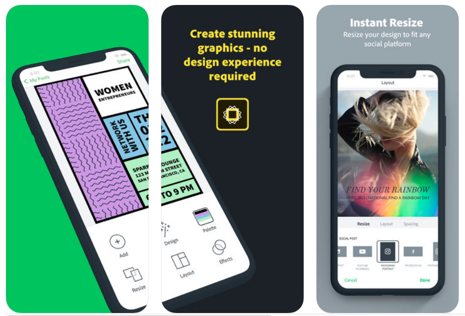 Free iPhone apps: Adobe Spark