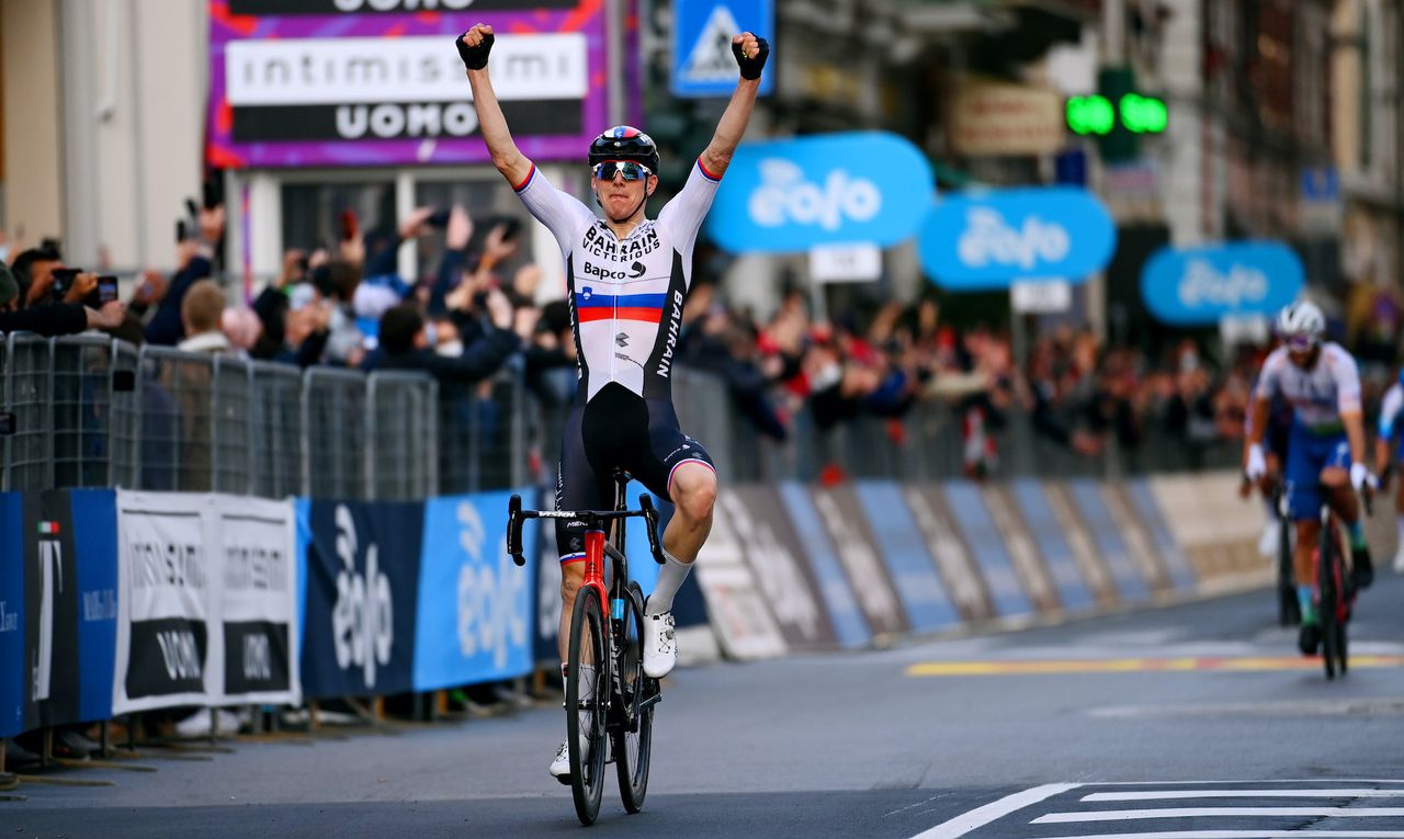 Matej Mohoric at the 2022 Milan-San Remo