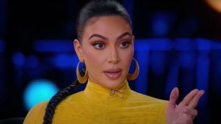 screenshot of Kim Kardashian on Netflix's My Next Guest Needs No Introduction with David Letterman