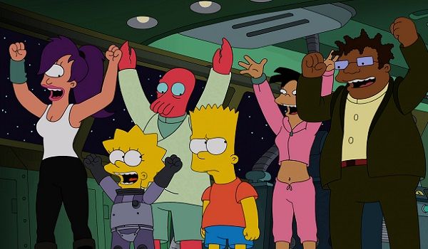 The Simpsons And Futurama Crossover Gets Some Awesome New Images ...