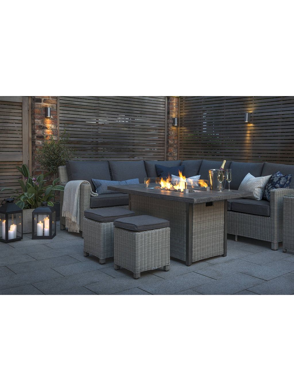 Elegant Garden Sofa and Table by John Lewis for Outdoor Living
