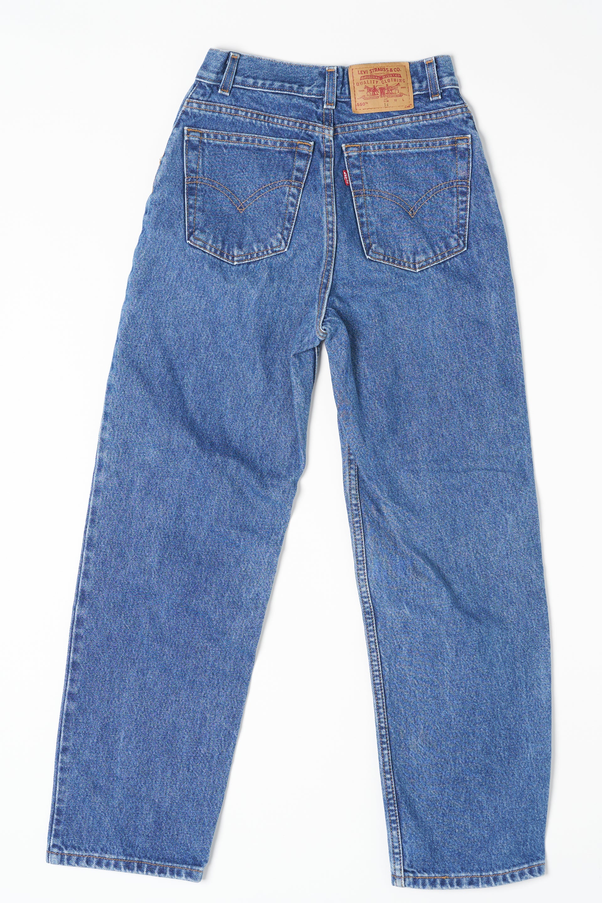 Vintage Levis 550-Dark Wash Slim Fit 1401 - Dark Wash / 14