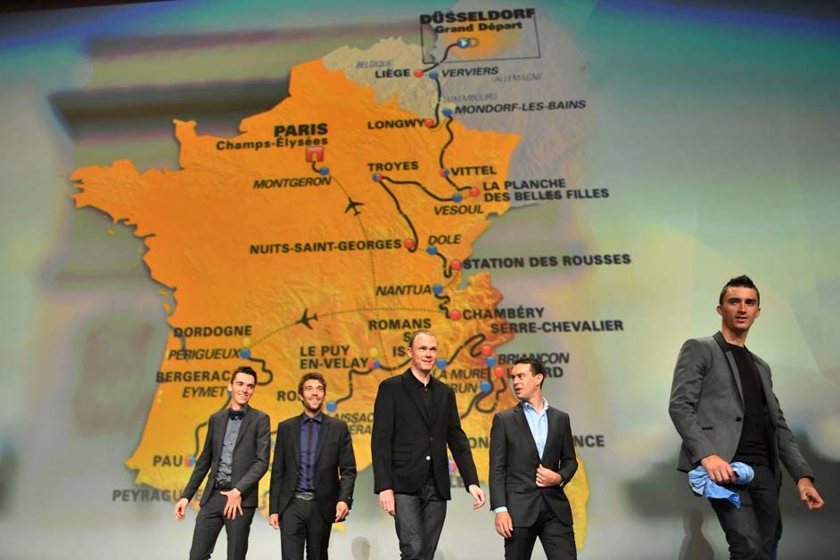 The Tour de France contenders come out on stage