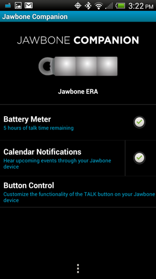 jawbone companion features