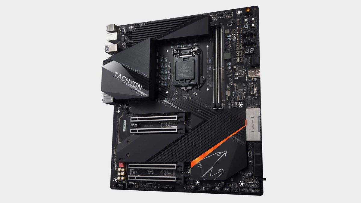 Gigabyte Z590 Aorus Tachyon gaming motherboard