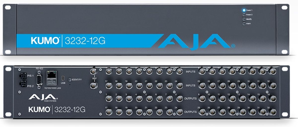 AJA Video Ships KUMO 3232-12G Router | TV Tech