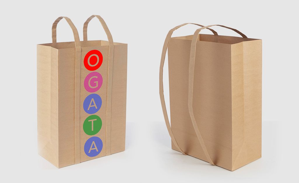 Shopping Bag. Бумажный рюкзак. Ранец из бумаги. Bag Design.