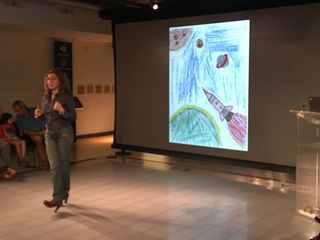 Space pioneer Anousheh Ansari discussed her life story Oct. 5 at the National Museum of Mathematics in New York.
