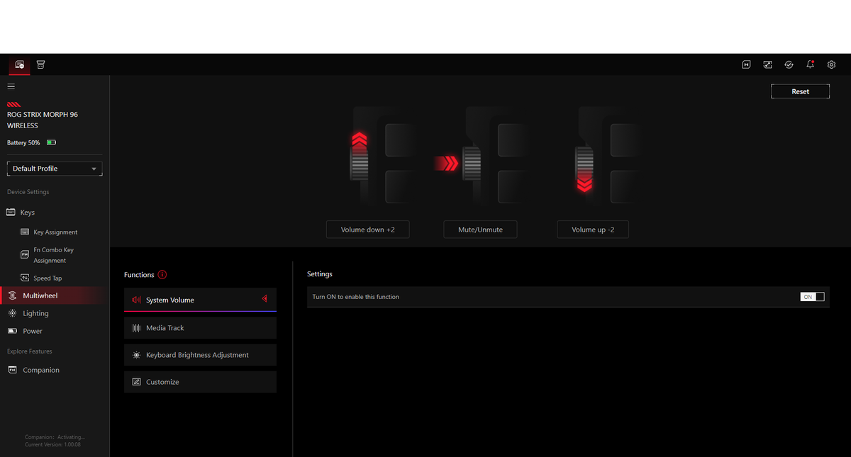 Asus ROG Strix Morph 96 Wireless