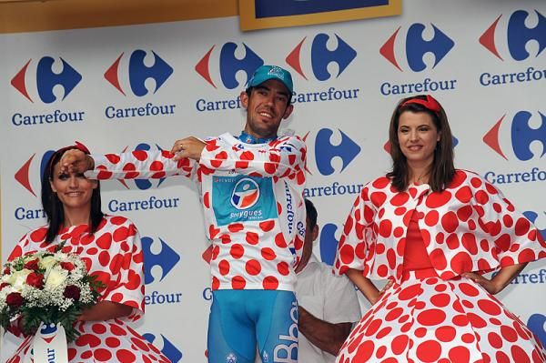 Anthony Charteau (Bbox Bouygues Telecom) is the new mountains classification leader.