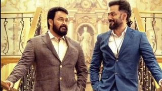 Mohanlal and Prithviraj in the Malayalam movie Bro Daddy