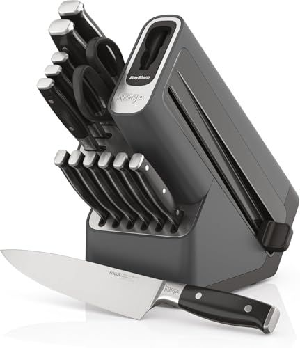 Ninja Foodi StaySharp Knife Block With Integrated Sharpener