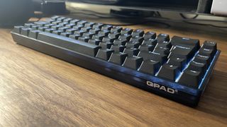 The QPAD Flux 65 Model 5 Hall effect gaming keyboard.