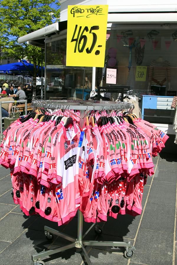 Why do the riders fight so hard for that pink jersey when you can just go out and buy one?