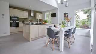 Cathy and Andrew Fagg needed to extend the kitchen at the top of their home, and their architect rose to the challenge with a stunning design