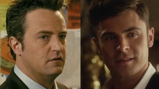 Matthew Perry in 17 Again, Zac Efron performing in The Greatest Showman