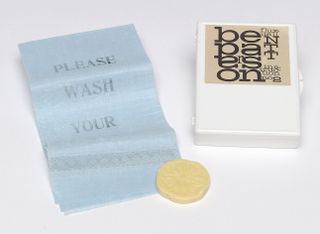 Artwork with Please wash your