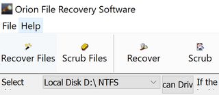 Orion File Recovery review