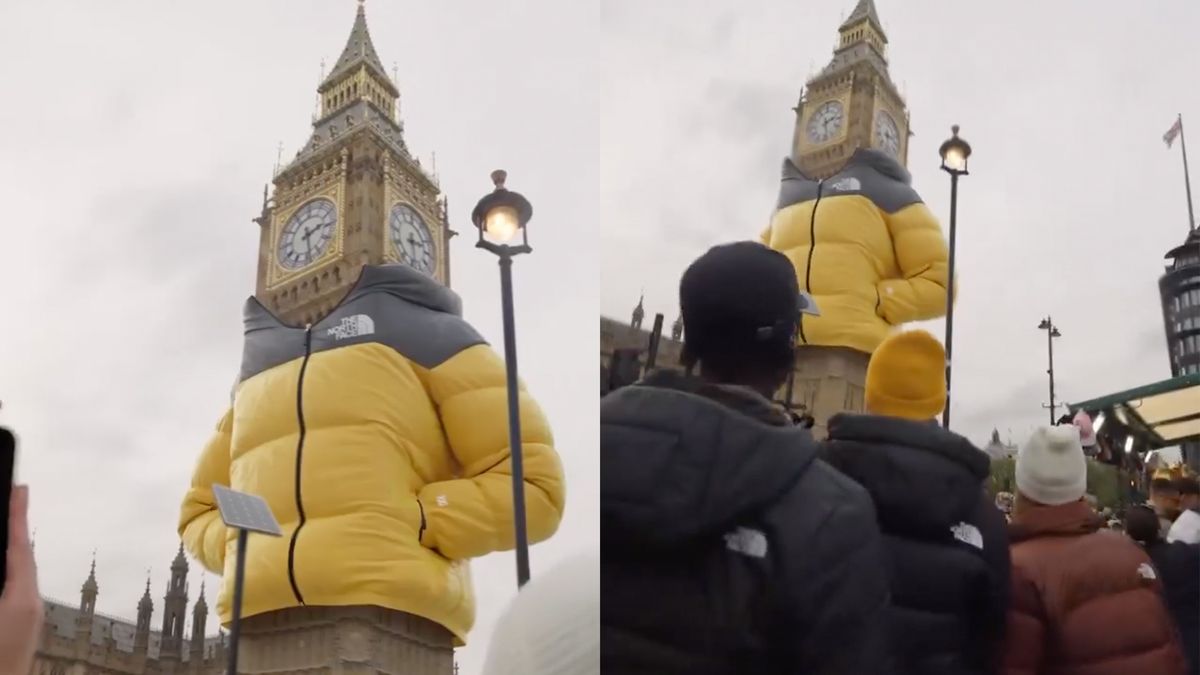 People are baffled as Big Ben is spotted sporting giant puffer jacket Creative Bloq