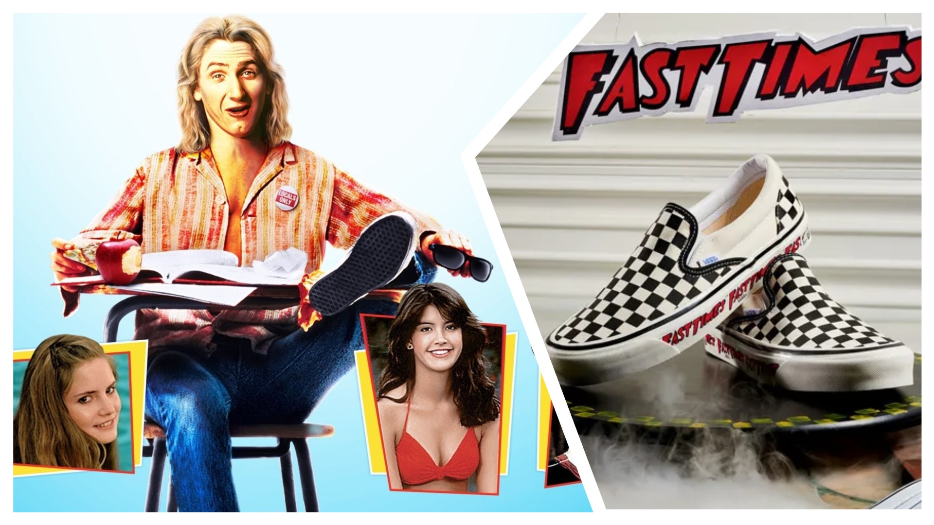 A selection of images of Vans trainers