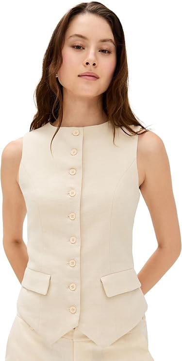 Lioness, Lioness Women&#039;s Tranquility Top, Ivory, Off White, M