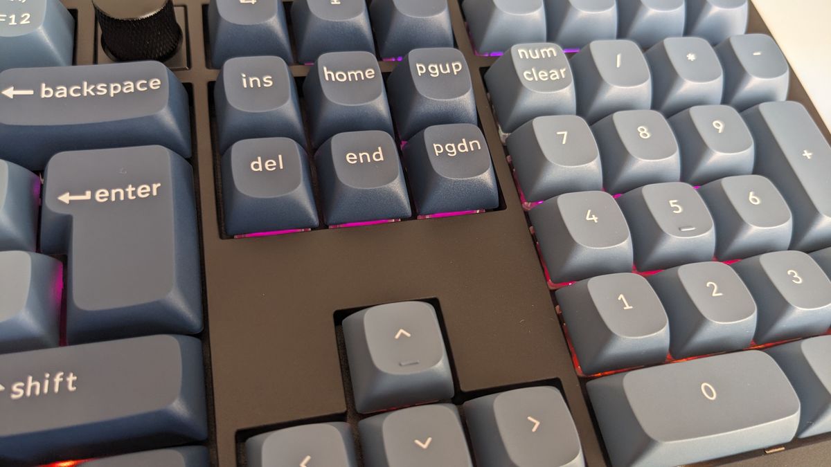 Keychron V6 Max mechanical keyboard during our review