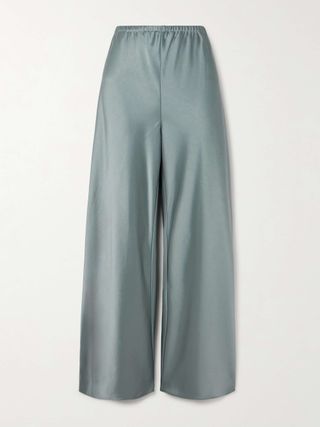 colby satin wide leg pants