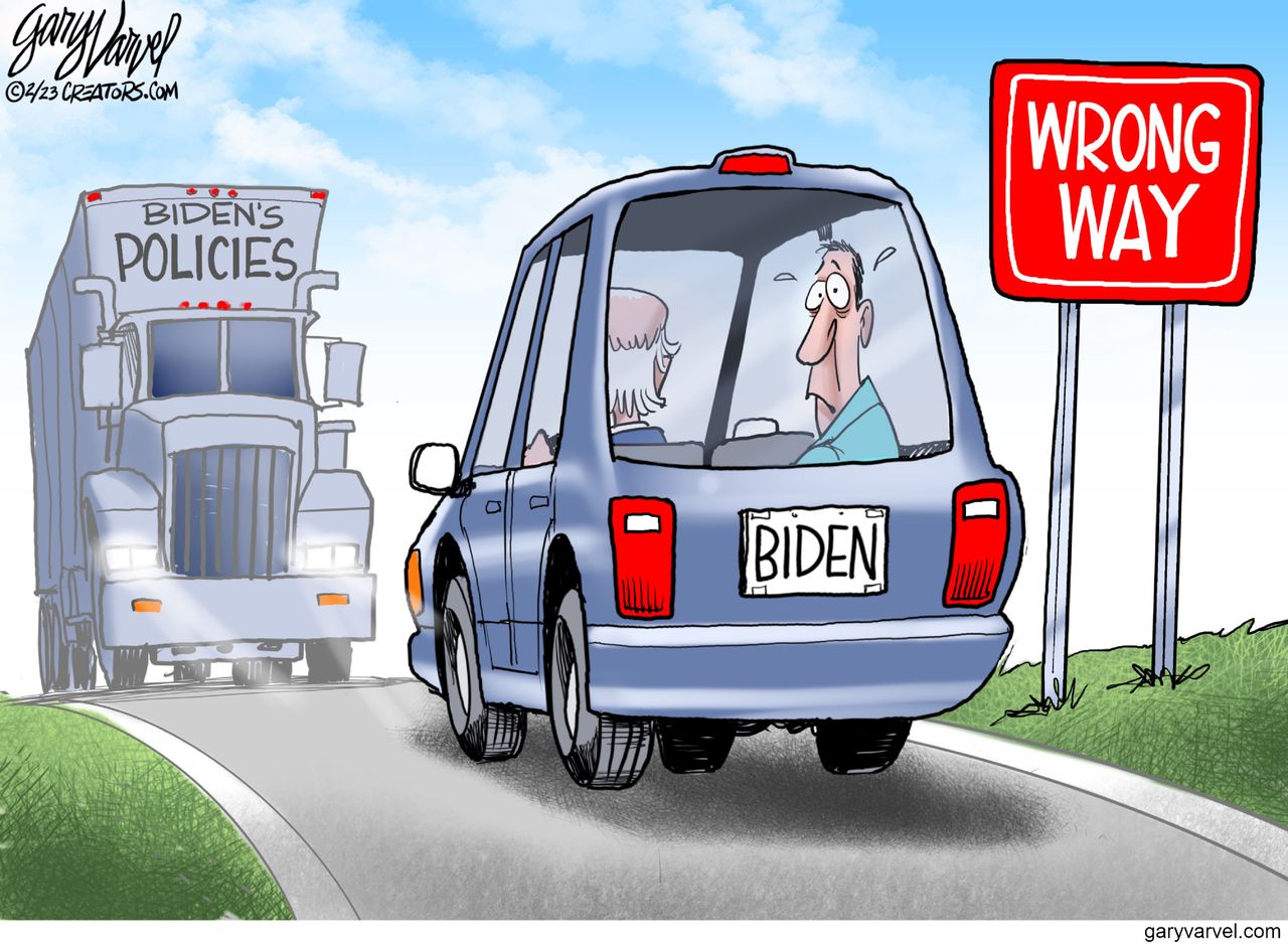 Political cartoon 