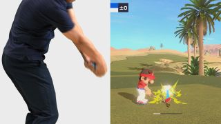 Mario Golf Motion Control