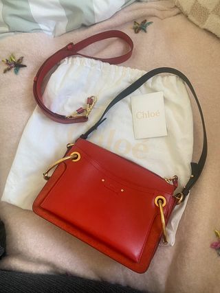 Chloé Red Roy Satchel Bag