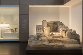 The shrine was rebuilt at the Israel Museum.