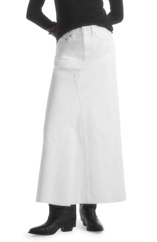 Pedal Organic Cotton Blend Denim Maxi Skirt